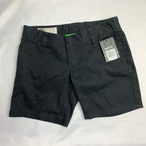 NWT Juniors Hurley Lowrider Black Short, Size 0